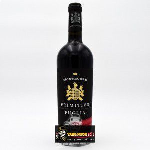 Rượu Vang Ý Montecore Primitivo I.G.P uống ngon